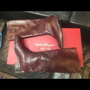Salvatore Ferragamo riding boot